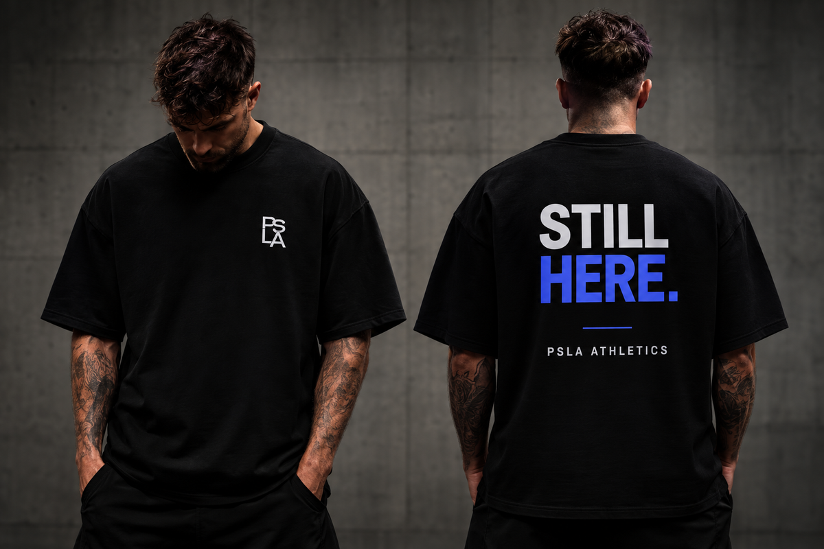 PSLA Still Here Oversized Tee