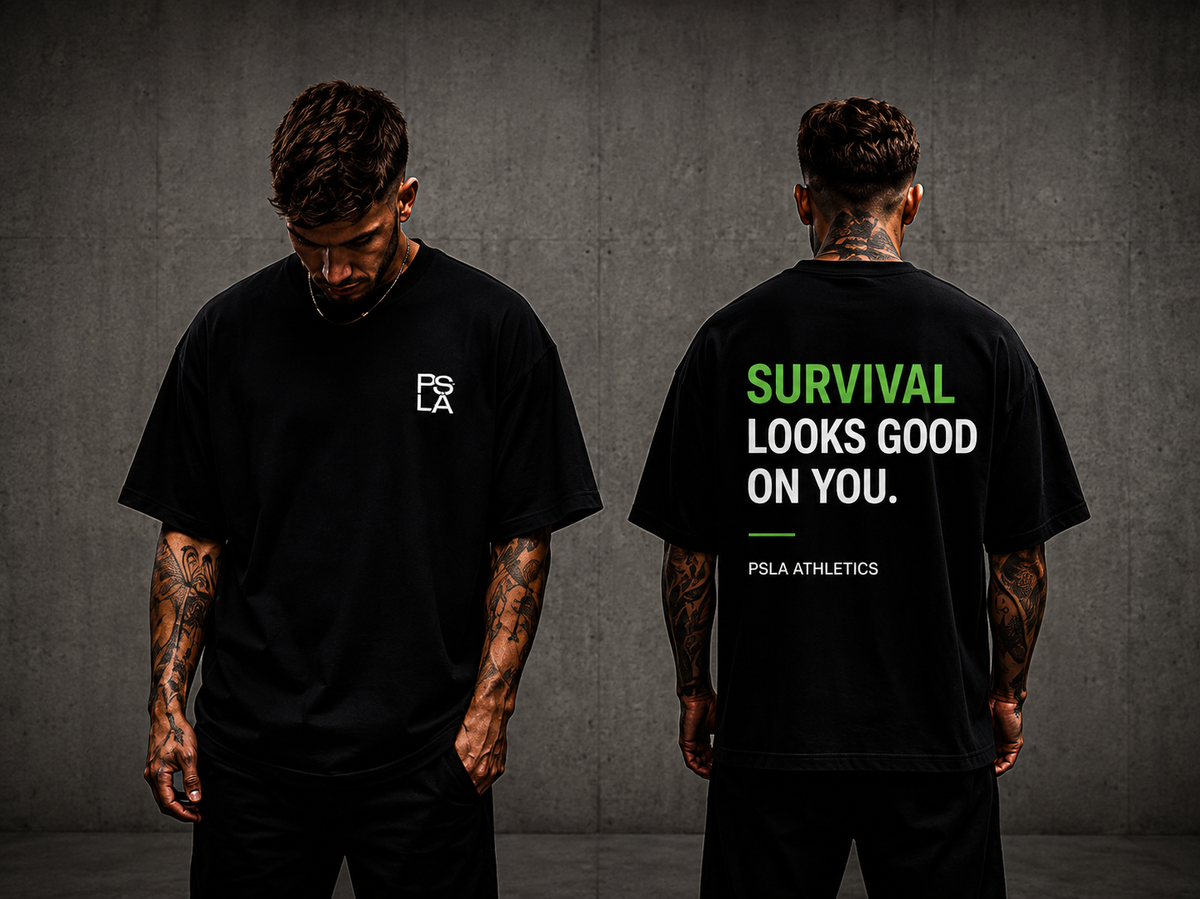 PSLA Survival Looks Good On You Oversized Tee