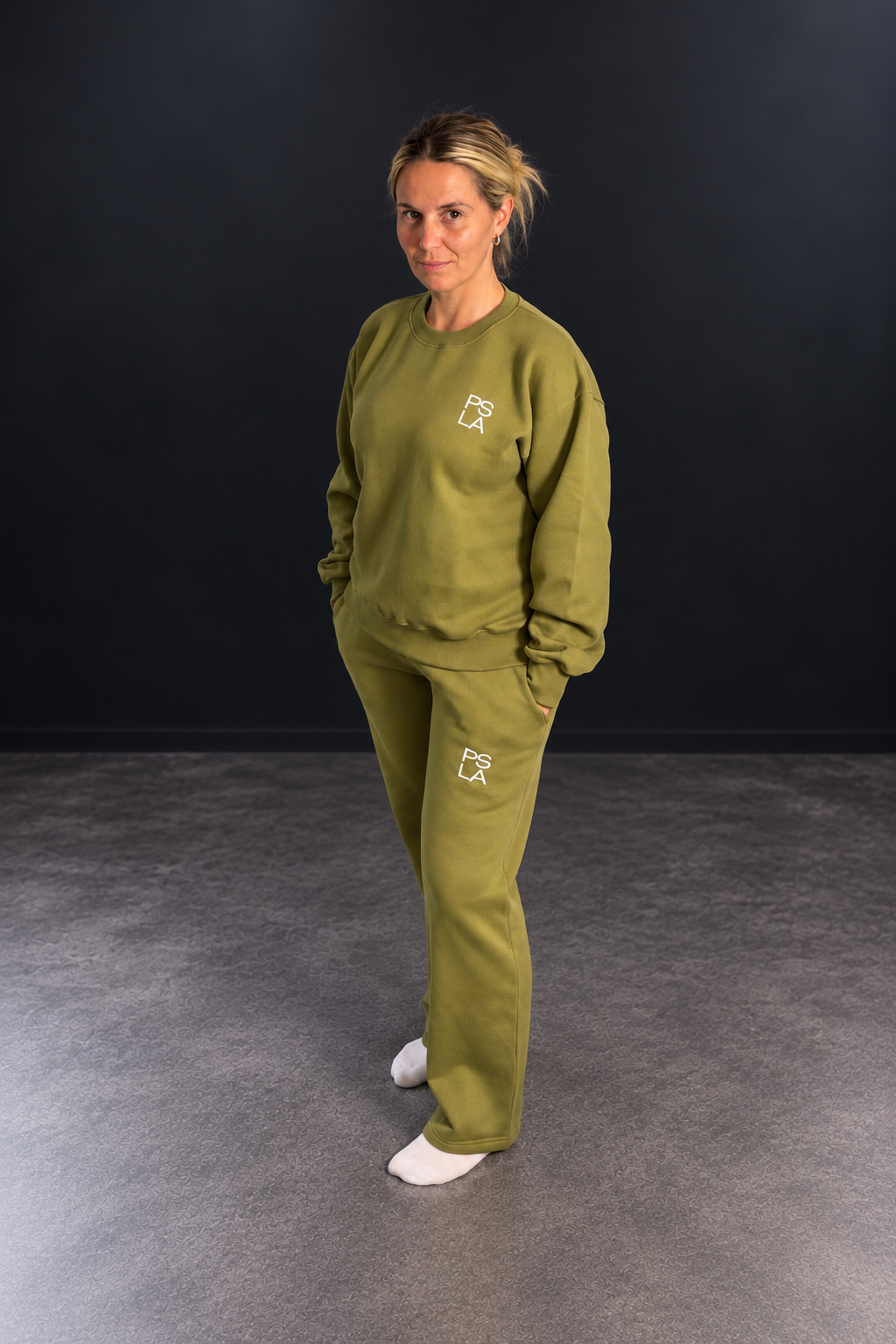 PSLA Essential Wide-Leg Sweat Set