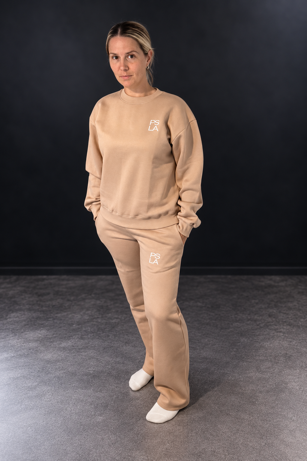 PSLA Essential Wide-Leg Sweat Set