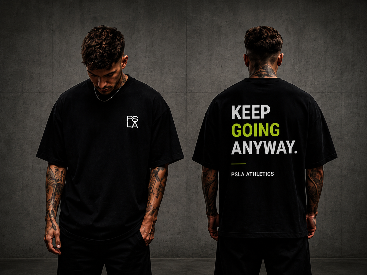PSLA Keep Going Anyway Oversized Tee