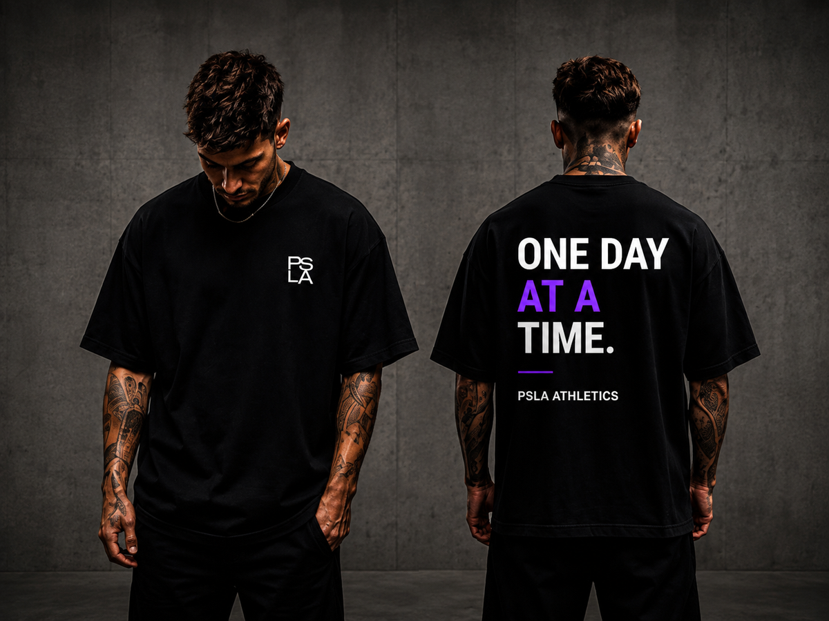 PSLA One Day At A Time Oversized Tee